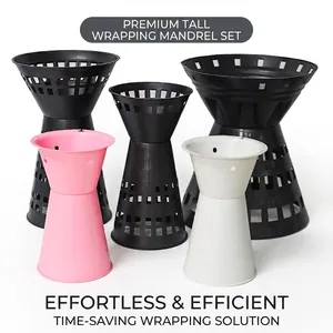 Plastic Floral Bouquet Packaging Holder Stand Hollow Grid Heightened Flower Arrangement Tool For DIY Gift Wrapping