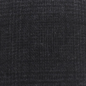 Macro shot of dark wool fabric texture with detailed herringbone pattern for beret hat