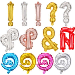 Palloncini Simbolo In Foglio Di Alluminio Punto Interrogativo Punto Esclamativo Letra Ñ Decorazione Per Feste Di Compleanno