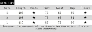 Detailed size chart showing bust, waist, and hip measurements for women's lace bodysuit