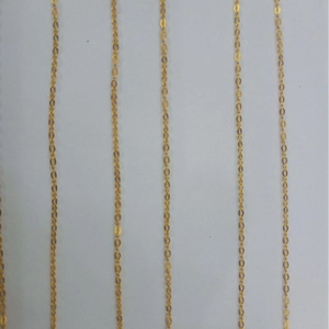 Classic gold stainless steel O-chain necklaces for women DIY jewelry making set