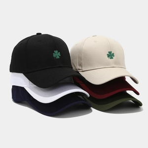 Baseball Cap Cotton Lucky Shamrock Embroidery St Patrick's Day Adjustable Sun Hat Casual Sporty Outdoor For Men Women