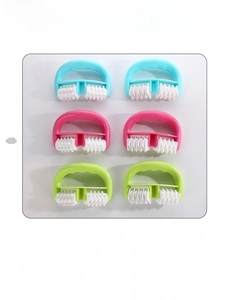 Detailed comparison of handheld massage rollers in blue, pink, and green colors