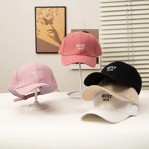 Cappello Da Baseball In Cotone Ricamo Lettere Protezione Solare Regolabile Cappello Di Moda Per Donna Uomo