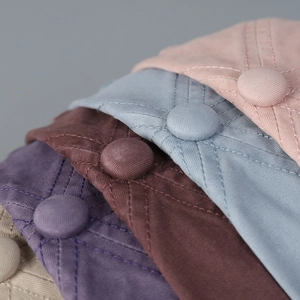 Unisex washed cotton baseball caps in multiple colors featuring premium twill fabric details