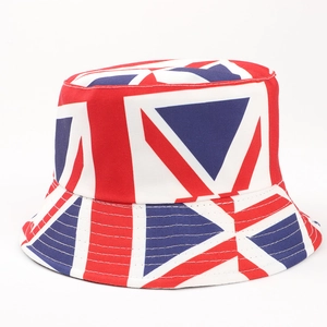 Détails du bob avec imprimé drapeau britannique Union Jack et coutures de haute qualité