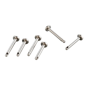 Universal F136 titanium straight barbell ear studs for body piercing jewelry DIY