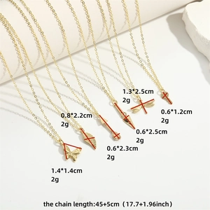 Chic dragonfly and butterfly pendant necklaces set in gold finish with 45cm adjustable chain