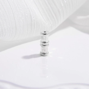 Chiusura a vite in argento sterling S925 lucido per gioielli fai-da-te e collane