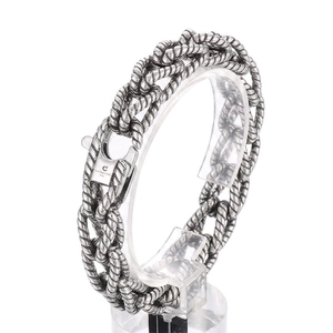 Vintage Twisted Rope Chain Bracelet Stainless Steel 316L Retro Punk Industrial Style Jewelry Accessory For Men