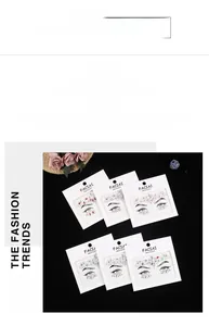 Face jewel sticker set with 6 crystal designs, phthalate-free and safe for facial makeup