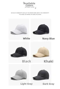 Mesh baseball caps in six colors showing breathable quick-dry fabric and logo detail
