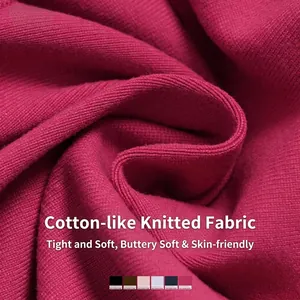 Débardeur de yoga moulant en tricot rose-violet foncé avec texture mate douce