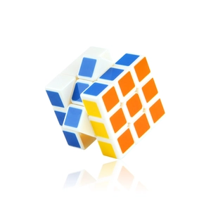 3x3 smooth rotating speed cube for children educational science in 45-degree angle view