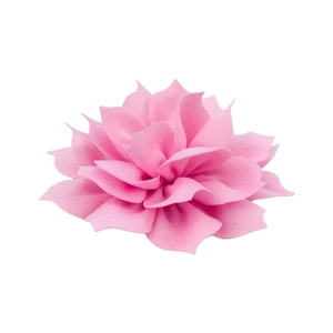Pink multi-layered fabric lotus flower for DIY hair accessories and craft decoration