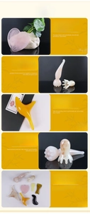 Detailed macro view of smooth resin massage tools with ergonomic polished finish
