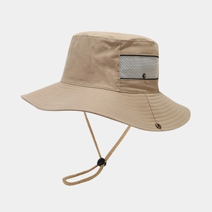 Cappello Da Sole All Aperto Bucket Impermeabile Nylon Asciugatura Rapida Mesh Traspirante Tesa Larga Per Pesca Trekking