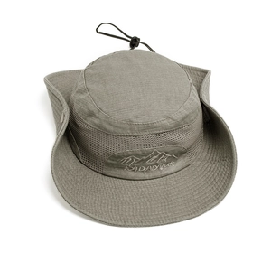 Chapeau de soleil outdoor avec filet respirant et mentonnière réglable pour hommes