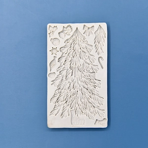 Christmas tree silicone mold for DIY cake baking and fondant craft making