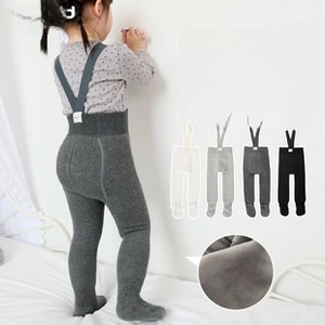 Detailed view of thick velvet thermal children's tights with anti-pilling fabric texture