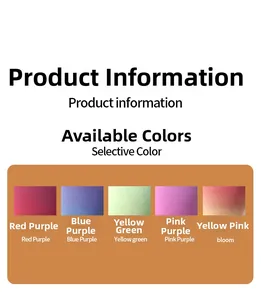 Détail de cinq options de couleurs dégradées pour legging de yoga effet push-up