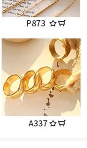 Detailed view of gold plated titanium steel necklace and diamond patterned rings