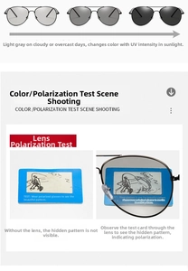 Detailed comparison of photochromic lenses and polarized functional test results