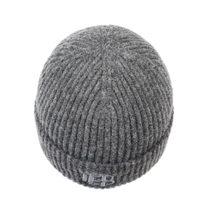 Bonnet en tricot d'hiver avec broderie TEB et doublure polaire chaude pour l'extérieur