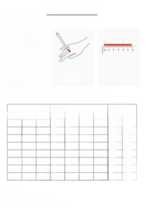 Ring size guide with international conversion chart and finger measuring instructions