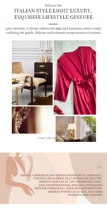 Détail d'un peignoir en satin rouge montrant la texture soyeuse et la ceinture à la taille