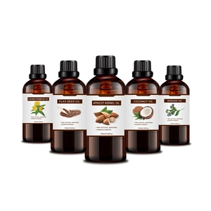 Organic carrier oil set with Castor, Coconut, and Jojoba for hair and body skin care