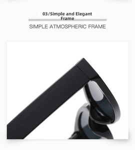 Close-up of thick black acetate sunglasses frames showcasing minimalist hinge craftsmanship