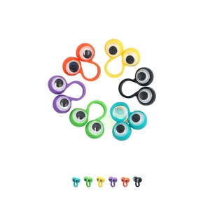 Googly Eyes Finger Puppets Plastic Funny Ring Prank Toy For Party Favor Novelty Gift For Kids Children