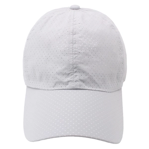 Casquette de baseball en maille grise respirante pour sport d'été et protection solaire