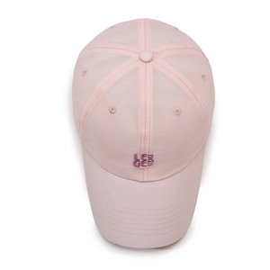 Pink breathable quick-dry baseball cap with purple LEGENDS 3D embroidery on crown