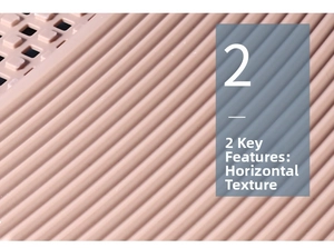 Detail of thickened pink plastic washboard featuring horizontal ribbing for effective cleaning