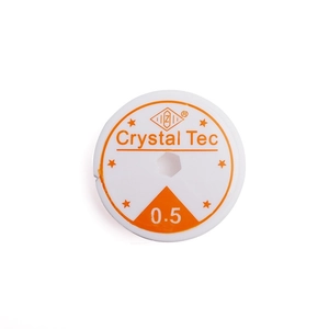Crystal Tec 0.5mm clear elastic beading wire for DIY jewelry making and crystal stringing