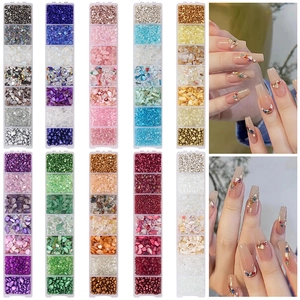 Irregular Crushed Glass Stones For DIY Crafts Colorful Beads For Nail Art Decoration Phone Case Accessories Glass Sand