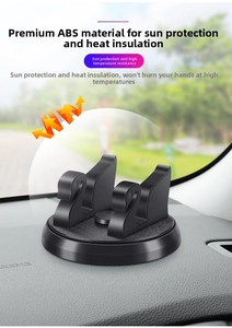 Car dashboard phone holder with swan design made of heat-resistant and sun-proof ABS material