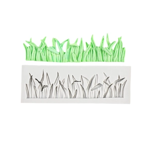 Silicone grass texture mold for DIY fondant and chocolate cake baking decorations