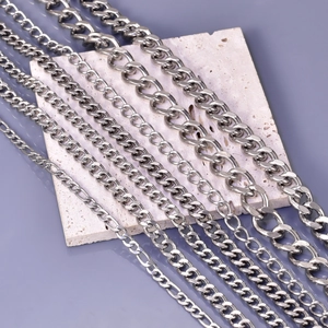 Stainless Steel Cuban Link Necklace Men Women Titanium Steel Curb Chain Vintage Punk Hip Hop Jewelry Gift