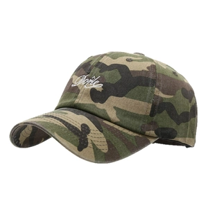 Casquette de baseball camouflage avec broderie Nocta et finition délavée pour le soleil