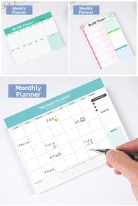 Detailed layout of floral weekly planner set with habit tracker and to-do list sections