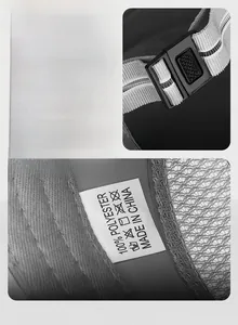 Detailed views of stitching, adjustable strap, and mesh lining of quick-dry sun hat