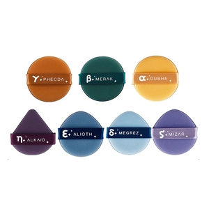 Big Dipper Series Soft Makeup Puff Set Hydrophilic Non-Latex Sponge Round Teardrop Triangle Wet Dry Use Cosmetic Air Cushion Puff