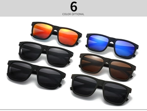 Gafas de sol cuadradas clásicas para hombre en seis colores de lentes para seleccionar