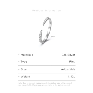Detailed macro view of S925 sterling silver ring showing the 1.8mm width and hallmark