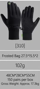 Detail of windproof cycling gloves featuring zipper pocket and anti-slip silicone palm grip