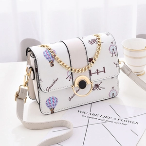 Borsa A Tracolla In Pelle PU Con Stampa Cartoni Animati Per Donna Borsa A Mano Di Tendenza Con Catena Dorata