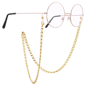 Fashion Glasses Chain Stainless Steel Geometric Anti Lost Mask Lanyard Neck Strap Eyewear Retainer Women Men